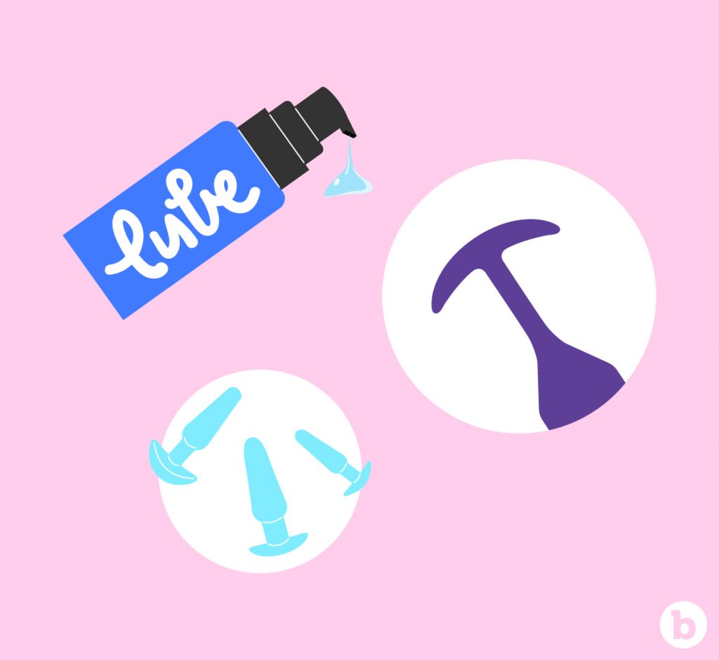 Lube is essential when using a Butties plug or any anal sex toy