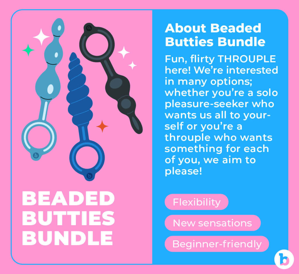 b-Vibe Beaded Butties Bundle Set