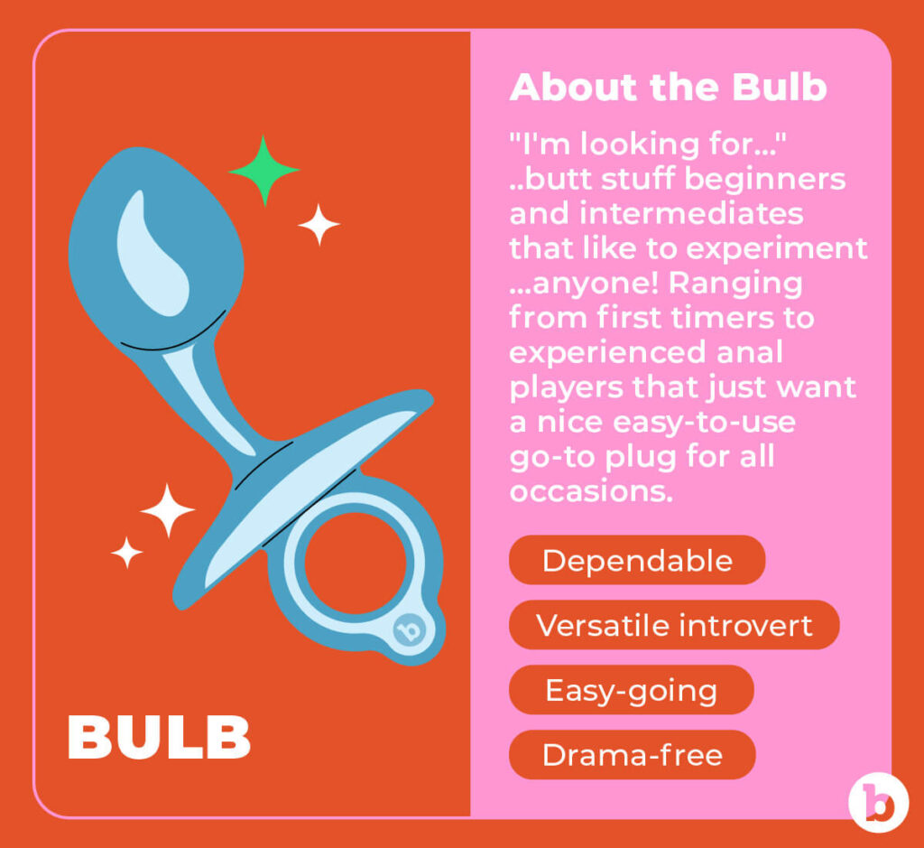 b-Vibe Butties Bulb Plug