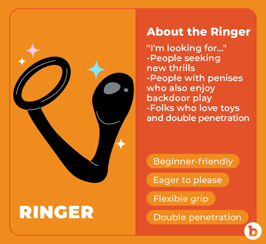 b-Vibe Butties Ringer Plug