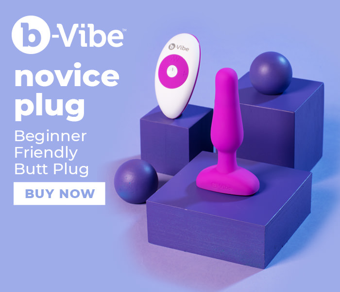 Buy the b-Vibe Novice Vibrating Butt Plug for Anal Play Beginners