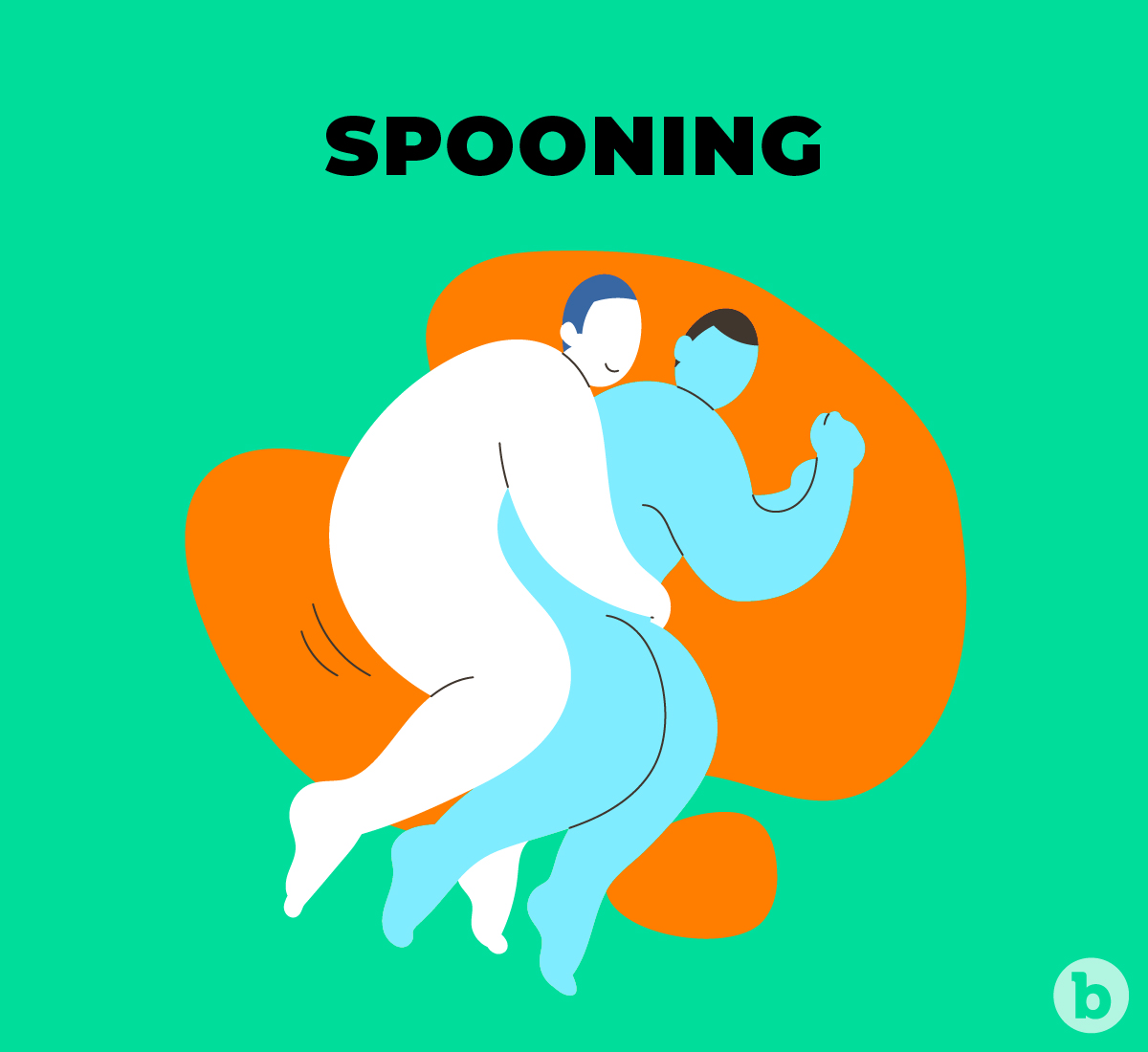 Spooning is one of the most comfortable positions when it comes to pegging