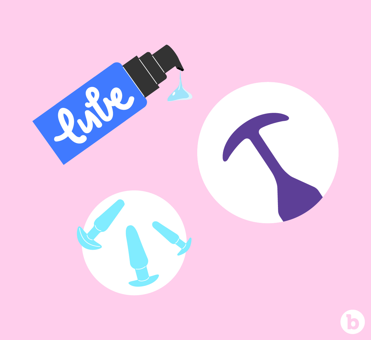 Lube is essential when using a rimming plug or any anal sex toy