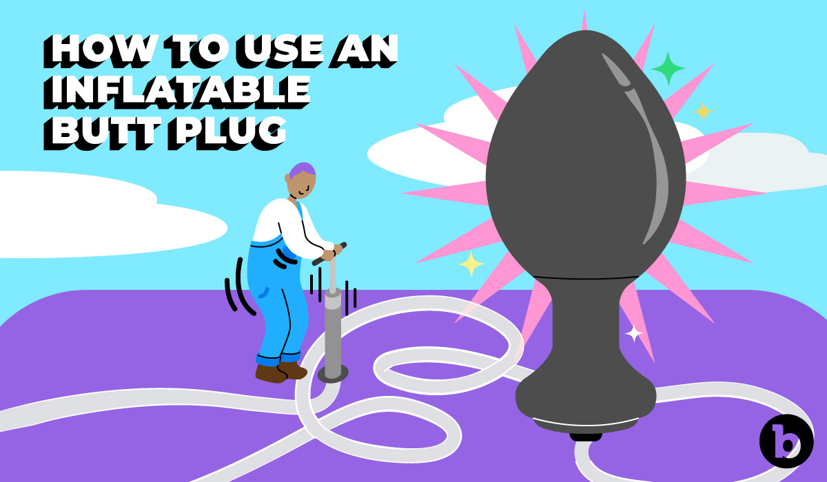 suction base inflatable vibrating butt plug