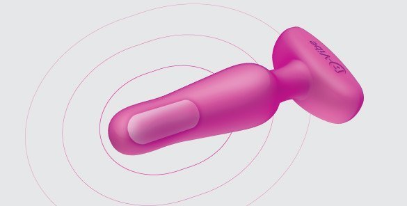 The b-Vibe Novice Vibrating Butt Plug has a powerful motor located in the tip