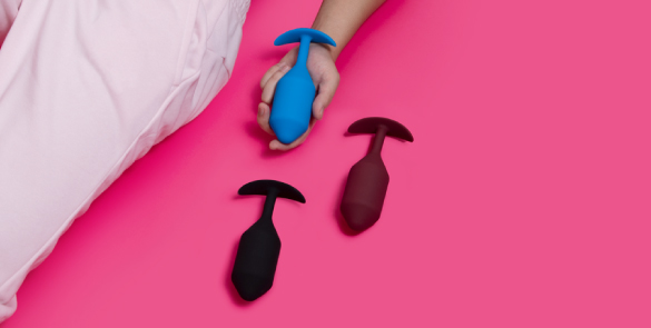 b-Vibe Snug Plug Weighted Anal Toy New Colors