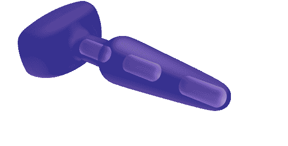 The b-Vibe Trio Vibrating Butt Plug comprises of three powerful motors